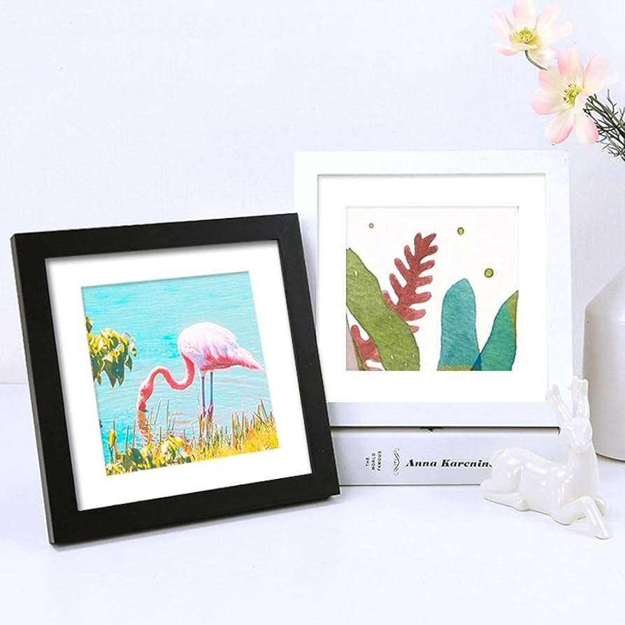 額縁付き写真 Amazon.co.jp: 額縁無垢材フォトフレームスクエアファミリー写真