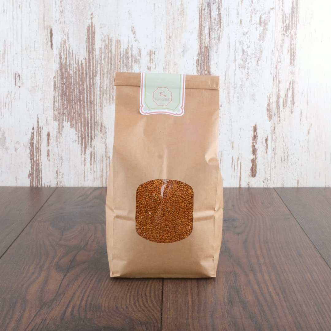 süssundclever.de® Bio Braunhirse | Vollkorn | 5,4 kg (3 x 1,8 kg) | aus Deutschland | Wildhirse | plastikfrei und ökologisch-nachhaltig abgepackt