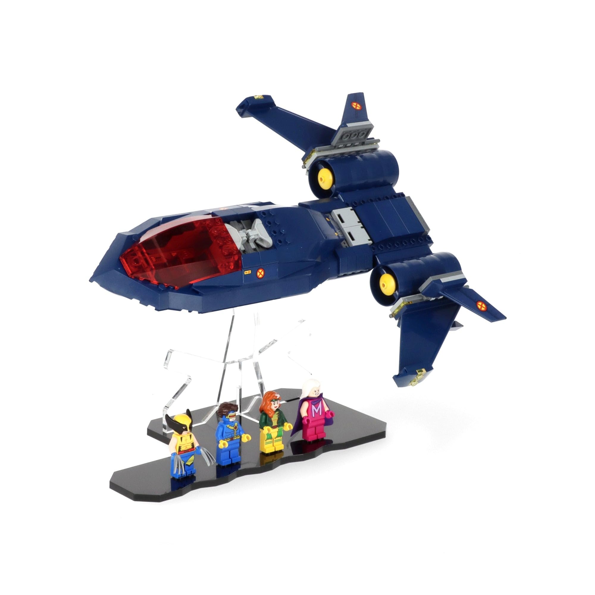 Display Stand compatible with Lego 76281 X-Men X-Jet