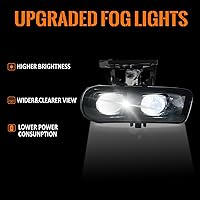 Vista 4 de Faros antiniebla LED compatibles con GMC Sierra 1999-2002 [2000 2001 2002 2003 2004 2005 2006 GMC Yukon] luces antiniebla de conducción