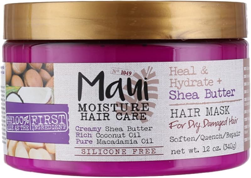Shea Butter Hair Mask 12 Ounce (Pack of 2)
