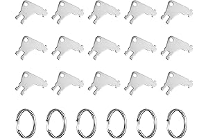 15-Piece Enchanting Towel Dispenser Key Set: Your Universal Key for Seamless Paper Towel Access