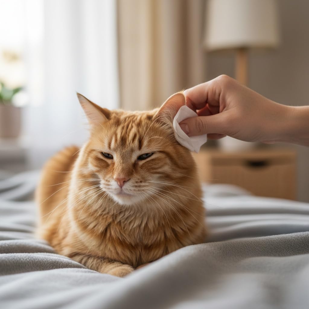 Inodorina Salviette Refresh per Occhi e Orecchie di Cani e Gatti (24 Confezioni da 15 Pezzi, Camomilla) – Salviettine per Animali ad Azione emolliente e antiodore – Rispettano Il PH Naturale
