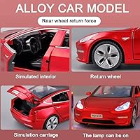 Vista 4 de Modelo de auto de juguete fundido a presión 3, modelo de automóvil de aleación de zinc, vehículos de tracción hacia atrás, mini vehículos a escala