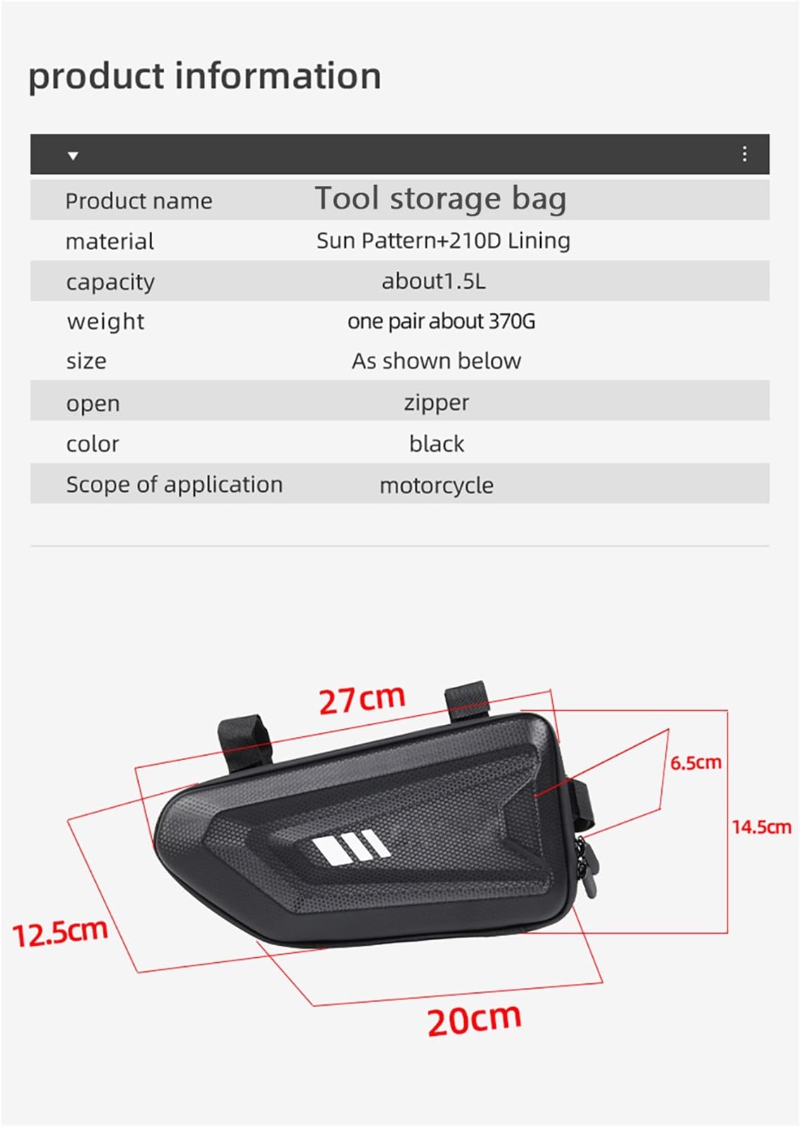Für Davidson Pan America 1250S 1250 S Motorrad wasserdichte Seitentasche Verkleidung Werkzeug Aufbewahrungstasche Taschen Zubehör