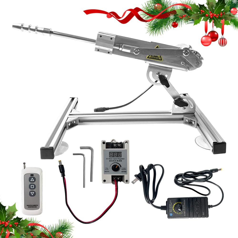 Photo 1 of BOVZOR Compatible with DIY Automation Projects Reciprocating Linear Actuator, DC 24V Adjustable Stroke 1.18"-6", 160RPM Variable Speed Motor with Remote and Stand, Mechanical Power Unit