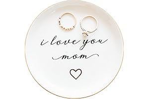 PUDDING CABIN Mom Ring Dish Gift from Daughter