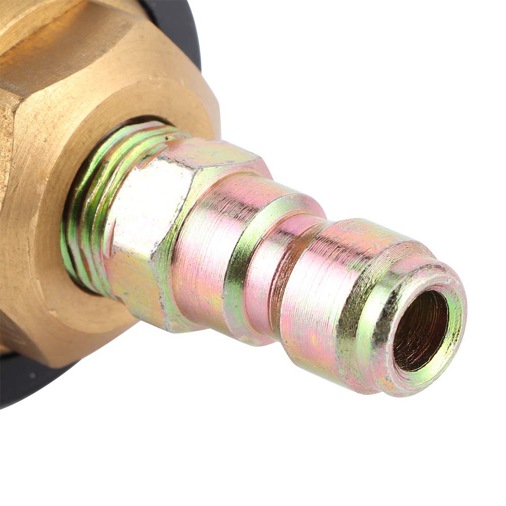 Buse Turbo Rotative, Buse Turbo 3600PSI en Caoutchouc 1 / 4in Buse Rotative en Laiton Massif en Acier Inoxydable Outil de Lavage Puissant et Efficace(Aperture 4.0), nettoyage