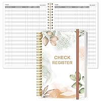 Vista 1 de Heveboik Registros de cheques para chequera personal - Registro de chequera A5 para chequera personal, libro de contabilidad de gastos para personal