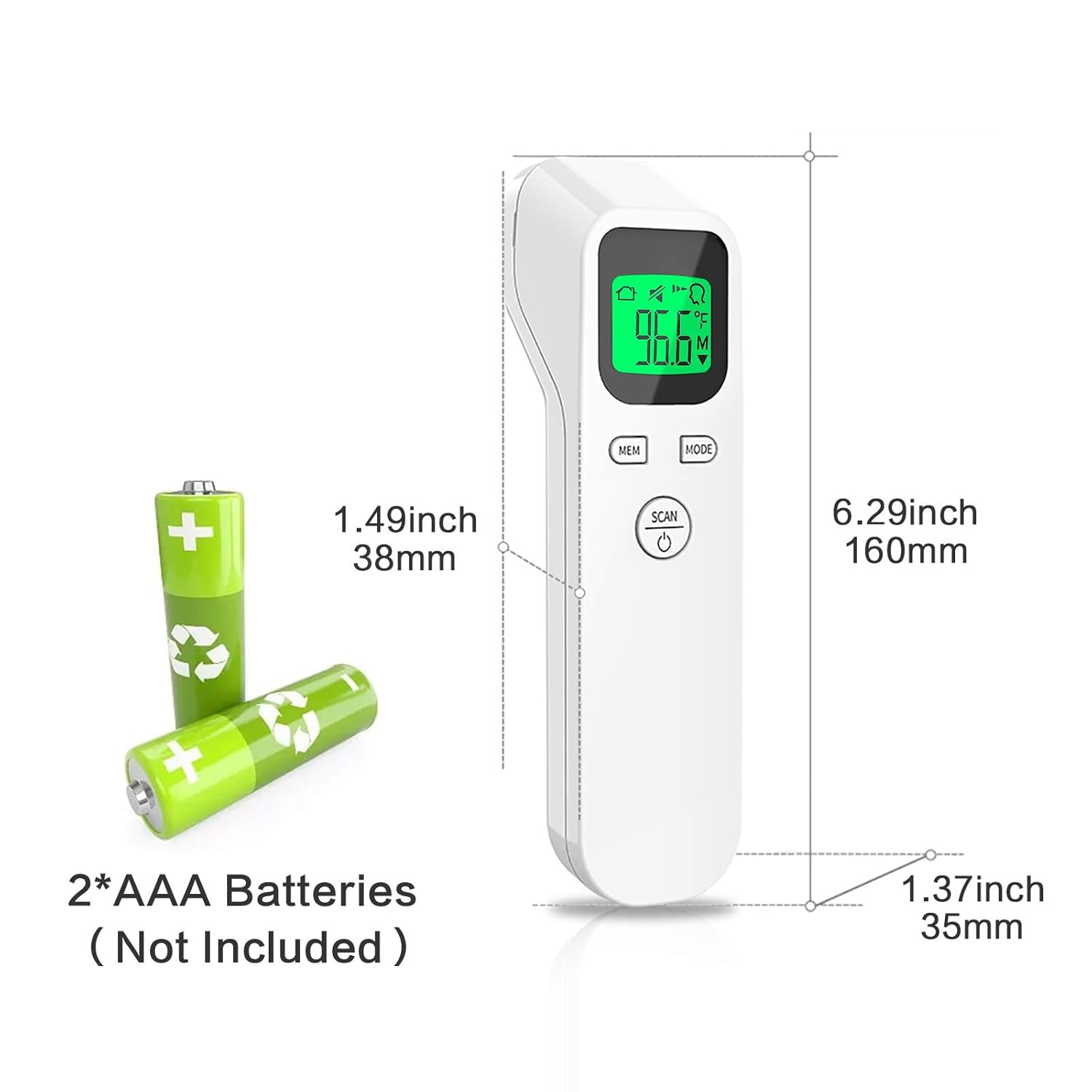 Crаzу Clеаrаnсе ULBRE Forehead Thermometer for Adults and Kids, No Touch Digital Infrared Thermometer Temperature Gun, Accurate Instant Reading Fever Alarm 20sets Memory 70% оƒƒ Evеrуthіng ULBRE Forehead Thermometer for Adults and Kids, No Touch Digital Infrared Thermometer Temperature Gun, Accurate Instant Reading Fever Alarm 20sets Memory