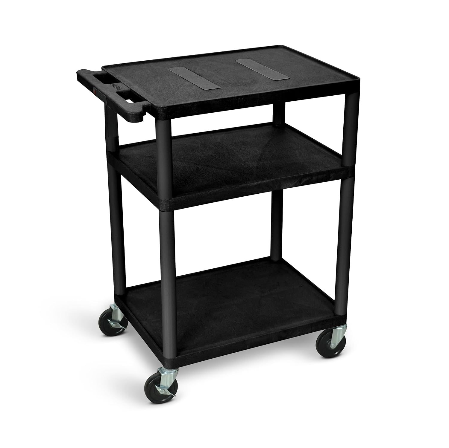FSE 373-LE34-B 34"H AV Cart - Three Shelves