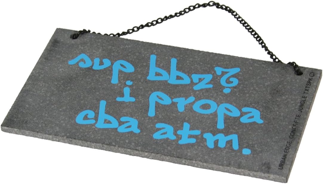 Heartwarmers Sup Bbz Urban Concrete Plaque