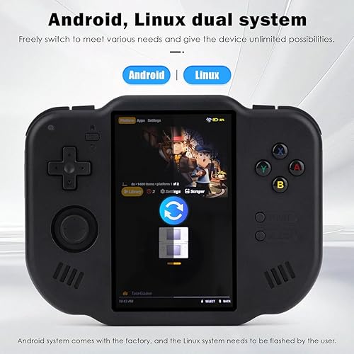 Miniatura 3 de MagicX Zero 40 - Consola de juegos portátil, pantalla IPS de 4.0 pulgadas, consolas de videojuegos retro con batería de 4300 mAh de larga duración y