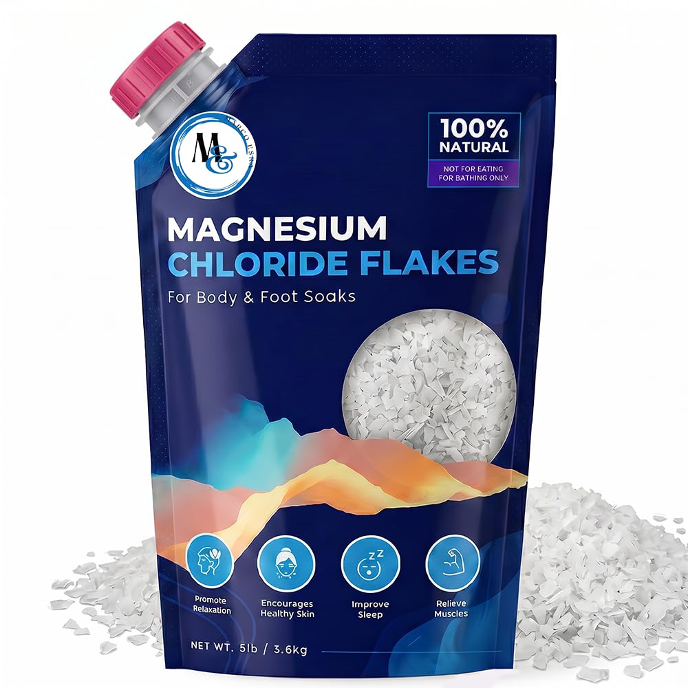 Dead Sea Magnesium Flakes Bath Salts – 5 lb
