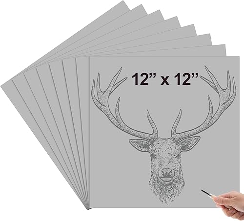 Miniatura 13 de Yeaqee 4 bloques de linóleo de 9 x 12 pulgadas, bloque de tallado de goma suave, hoja de linóleo grande, placas de lino sin montar para grabar