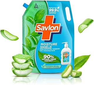 Savlon Moisture Shield Germ Protection Liquid Handwash Refill Pouch, 1.35L or above Price in India