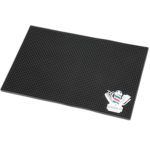 Miniatura 4 de Esterilla de silicona resistente al calor herramientas de estilismo de salón, estera de estación de peinado, alfombra de peluquería para planchas de