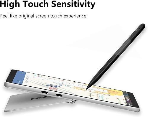 Vista 62 de Paquete de 2 protectores de pantalla de vidrio templado Megoo para Microsoft Surface Pro 9 2022/Surface Pro 8/Surface Pro X 13 pulgadas, fácil