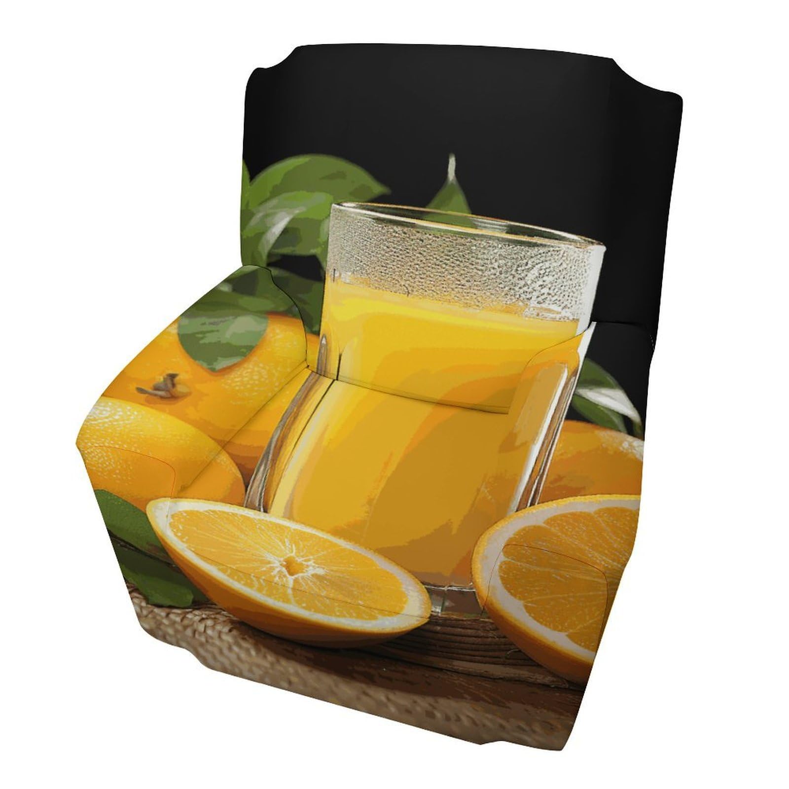 Fekiloot Style Oranges Orange Juice Couch Cover Sofa Cover Sofa Slipcover