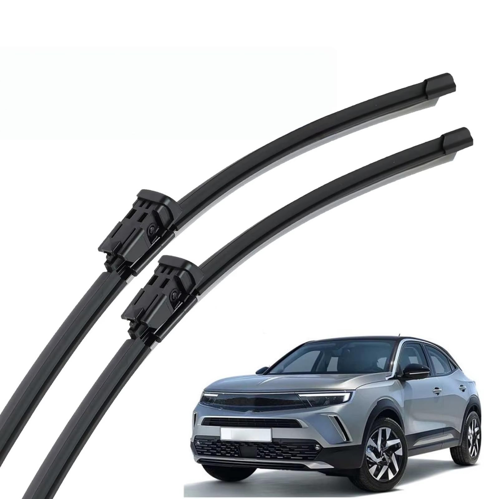 Balais d'essuie-glace Opel Mokka B avant 2021-2026 kit de rechange 24 et 16 pouces