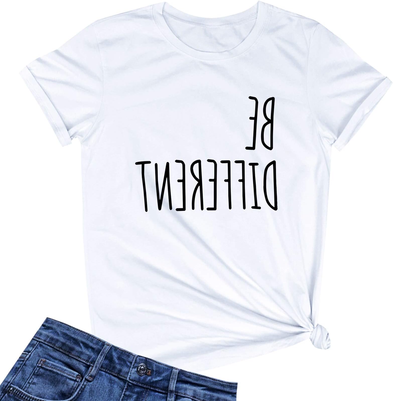 Women's Cute T Shirt Junior Tops Teen Girls Graphic Tees