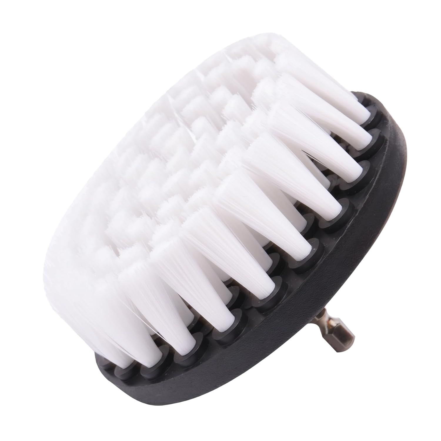 Harden 4" Soft Bristle Drill Brush | PP Material Cleaning Brush with 1/4" Hex Shank | Power Scrubber Safe for Glass, Tile, Carpet, Flooring & Car | Fits All Cordless Drills - 611481-picture-32