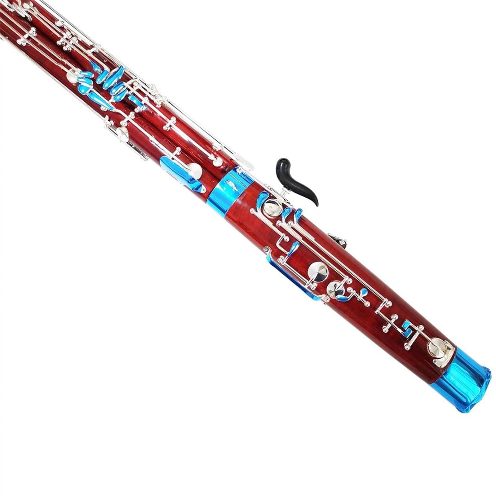 Colore Legno Chiave C Fagotto Chiave Nichelata Strumenti Musicali A Fiato Con Custodia Accessori Fagotto Per Principianti