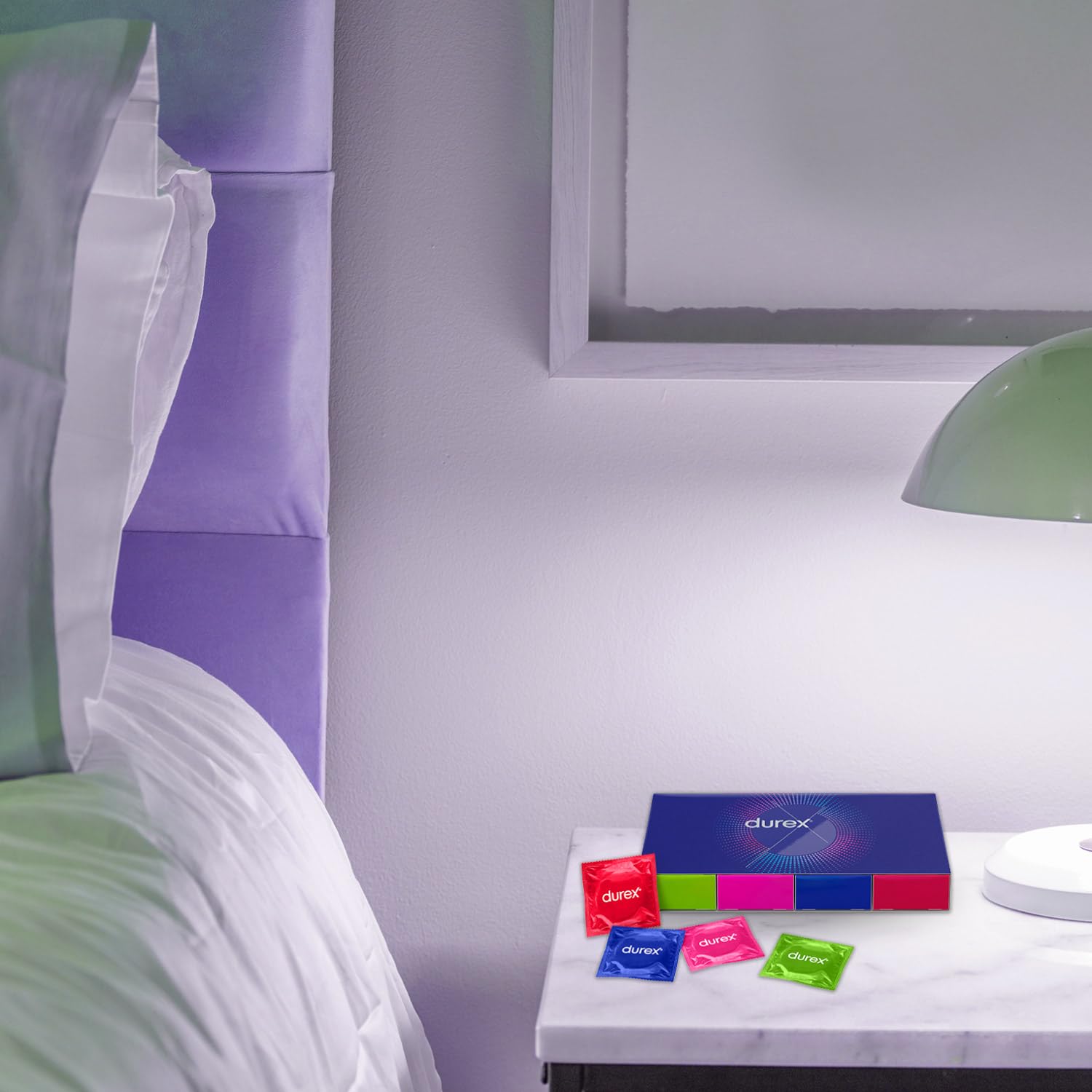 Durex SURPRISE ME - 40 Préservatifs - Assortiment Stimulant - Boîte Design