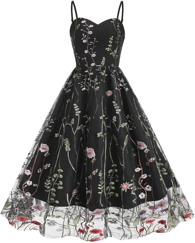 【トト】アメリUPPER EMBROIDERY FLARE DRESS トト】アメリUPPER EMBROIDERY FLARE DRESS Ameri VINTAGE