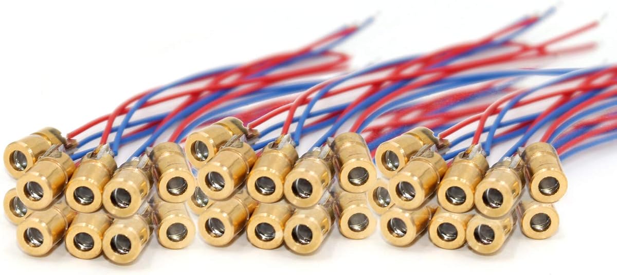 30Pcs Mini 650nm Diodes