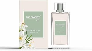 The Florist Co. Eau de Toilette Perfume, Floral Fragrance, Long-Lasting Fresh Scent (Lily Of The Valley)