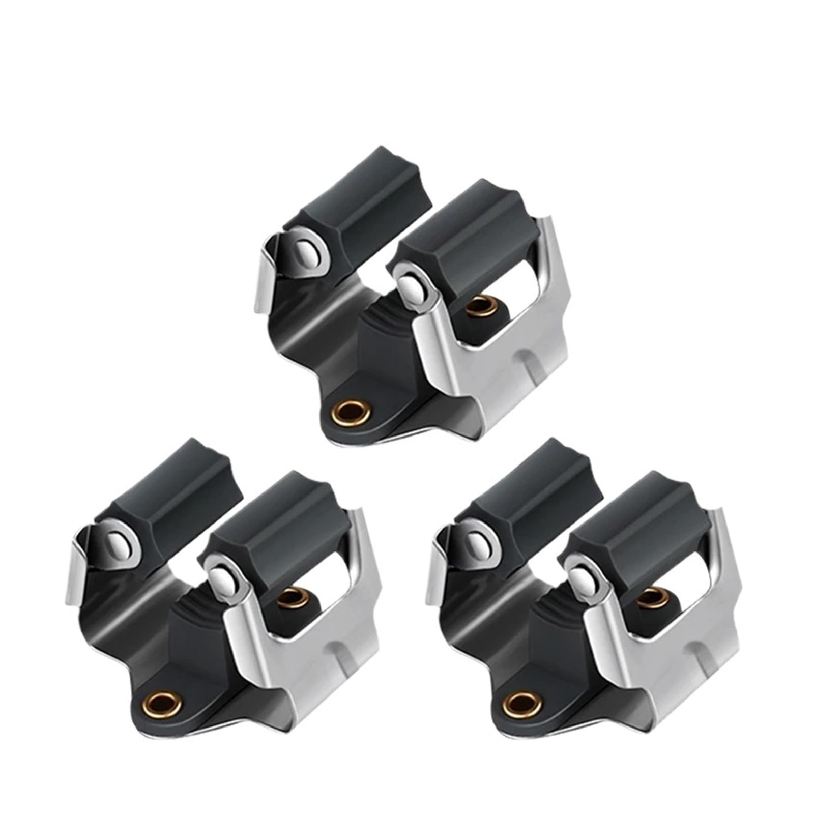 HRXEXSBAM 2/3/4PCS Waterproof Multi-Purpose Wall Hooks, Heavy Duty Mop Broom Organizer Holder for Bathroom(3pcs-1)