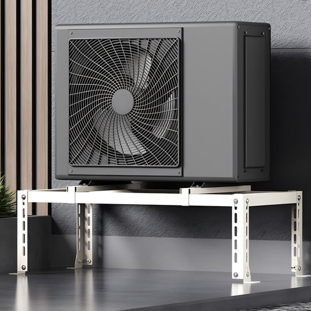 Support mini-split pour éviter les vibrations au sol de la pompe à chaleur en acier