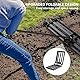Rasen Nivellierungsrechen mit Stiel 190cm, Faltbar Lawn Leveling Rake 76 x 25cm, Rasenrechen Nivellierrechen, Rasen Rakel, Nivellieren Rasenplanierrechen Rasen für Hof, Garten, Golfplatz