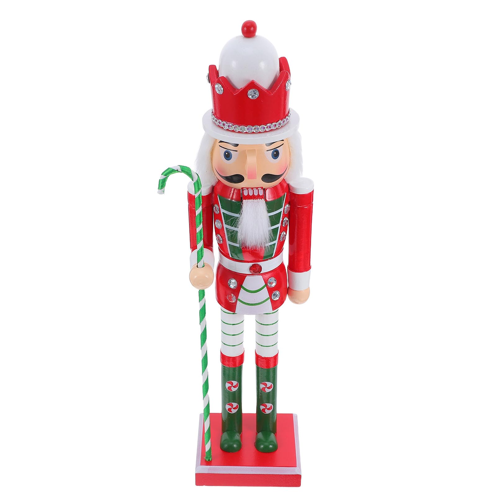 Soldat Casse-Noisette en Bois TOYANDONA Décoration de Noël pour Table
