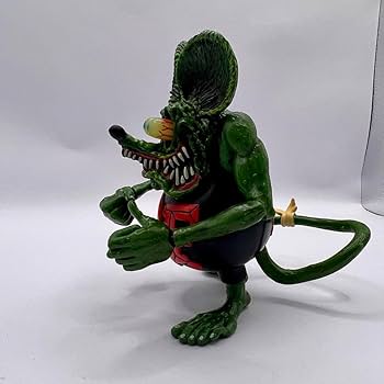 タイムSALE ラットフィンク フィギュア マットブラック ラットフィンク タイムSALE☆ラットフィンク フィギュア☆マットブラック