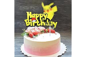 Noeutabs Pokemon Cake Toppers for 7th Birthday
