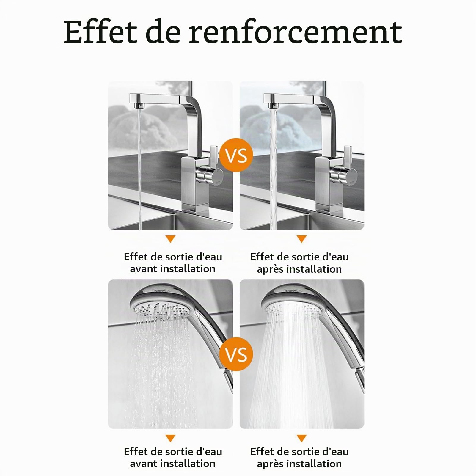 Pompe surpression automatique 100W 24V DC 25L/min avec protection antigel et détection de débit pour maison et camping