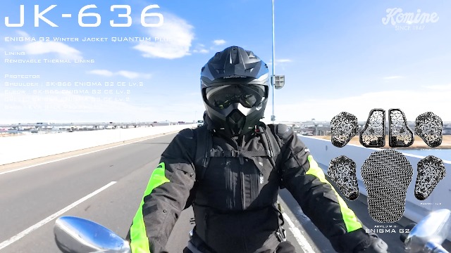 Amazon | コミネ(KOMINE) 2025モデル バイク用 07-636 JK-636 エニグマ