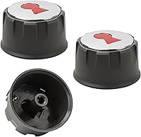 Vista 1 de Perillas de control de parrilla 69893 Perillas de control de gas para barbacoa de repuesto para Weber E-Spirit 200 300 310 320 330 Series 2013-2017