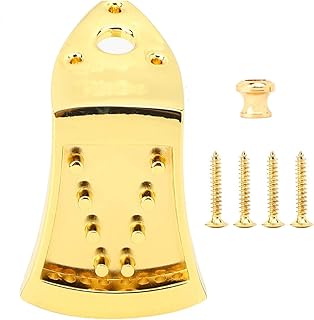 8-String Triangular Mandolin Tailpiece Replacement Part Musical Instruments with Screws