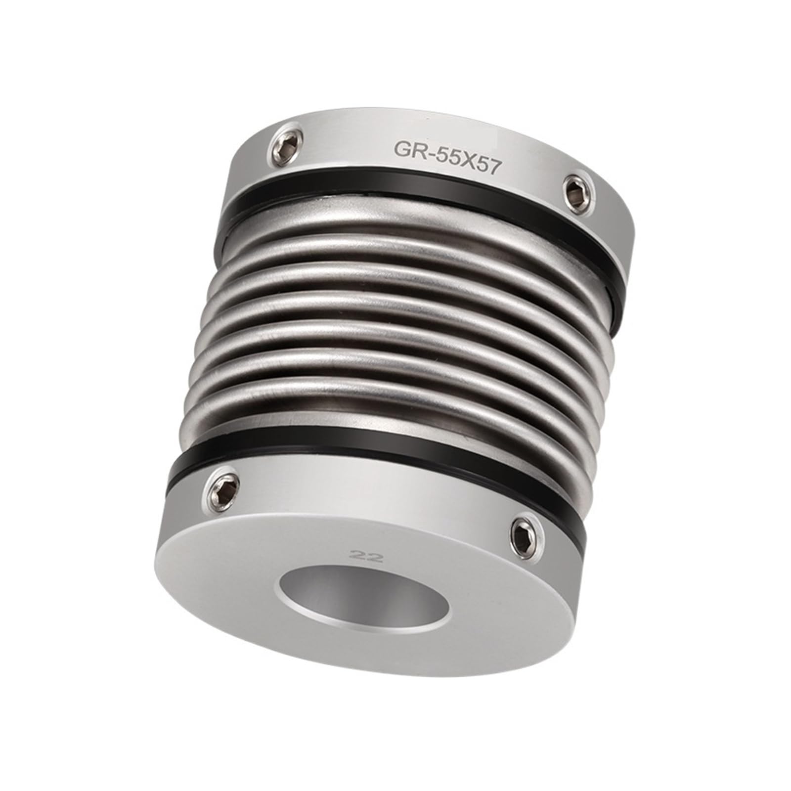 UAMOU Acoplamiento Fabricación de Eje metálico Abrazadera de Aluminio Generador de Torque Fuelle Servomotor Resorte Acoplamiento de Fuelle Quick-camlock Cheerfully (Size : 105x130 (20-50))