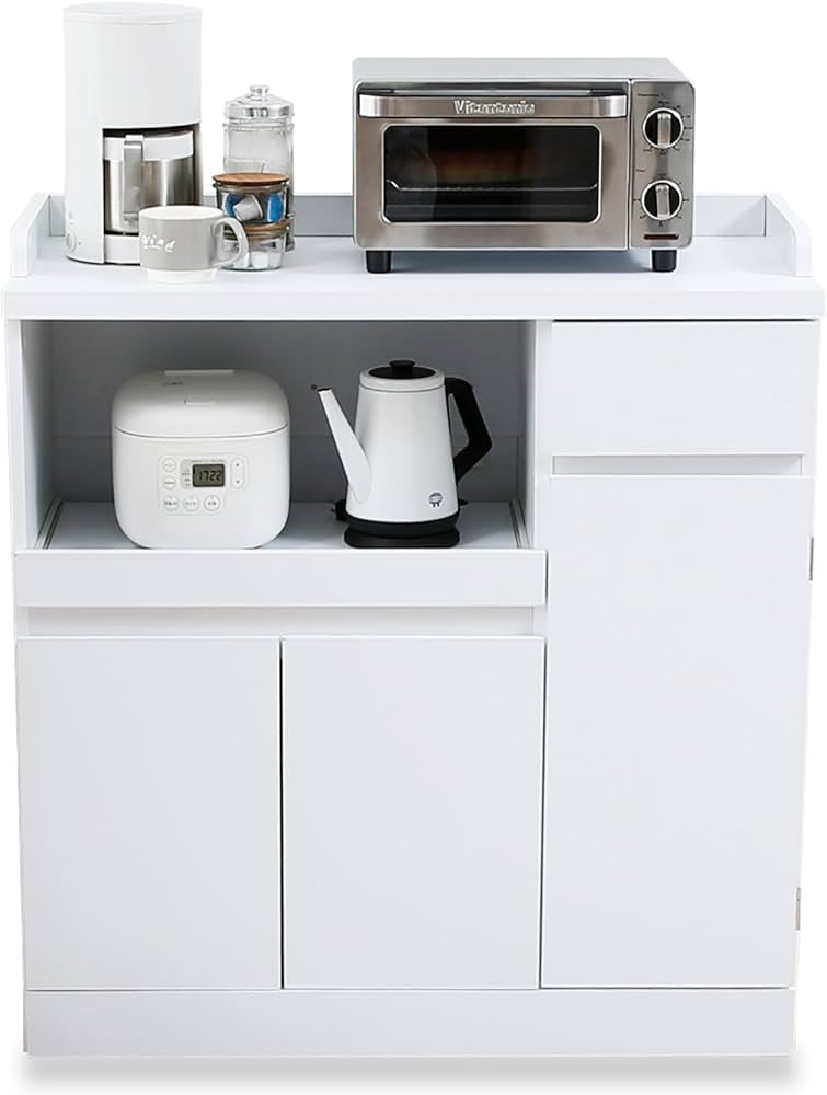 Amazon|LOWYA ロウヤ キッチン収納 食器棚 チェスト レンジ台 Aタイプ Amazon|LOWYA ロウヤ キッチン収納 食器棚 チェスト レンジ台 Aタイプ