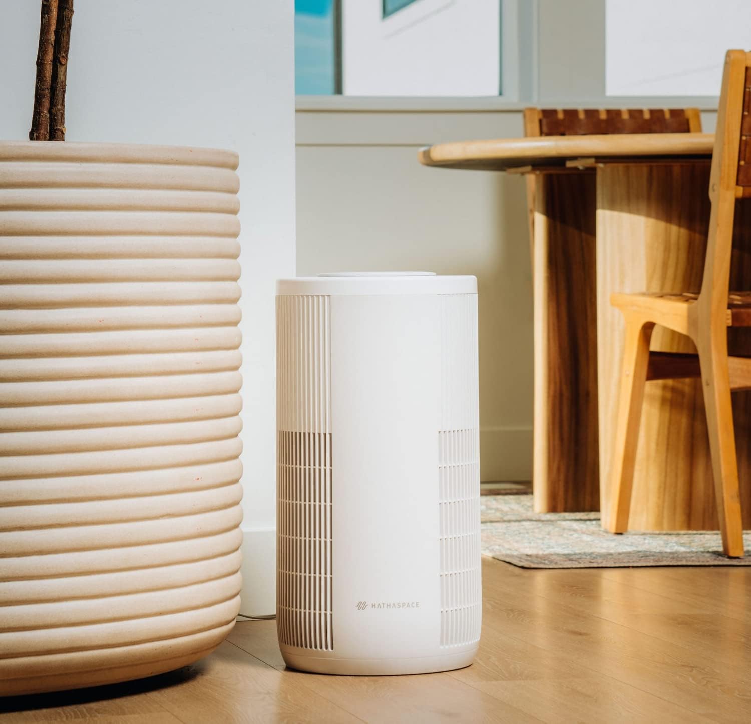 HATHASPACE Dual Filtration Air Purifier: Powerful, Quiet, and Effective for Large Spaces - HSP003