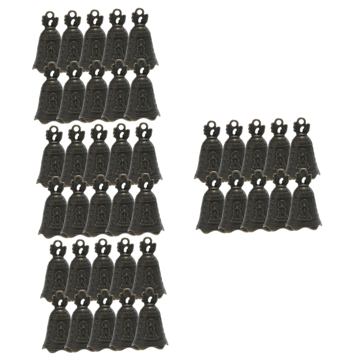 STOBAZA 40pezzi Campane Eoliche Retro Decorazioni Per Giardino e Suono e Leggero Decorative Per Interni Ed Esterni
