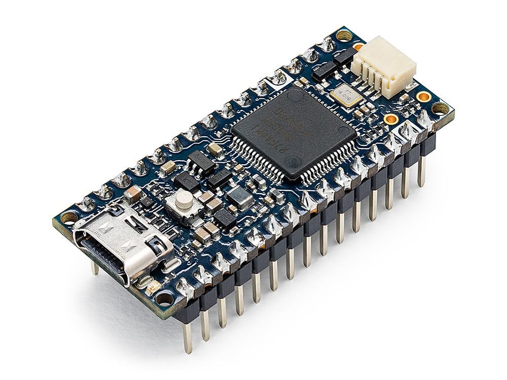 Arduino Nano R4 z Headers [ABX00143] – Kompaktowa Płytka z Mikrokontrolerem Renesas RA4M1, Przylutowane Piny do Breadboardu, Złącze Qwiic, Programowalna Dioda RGB, Kompatybilna z Arduino IDE