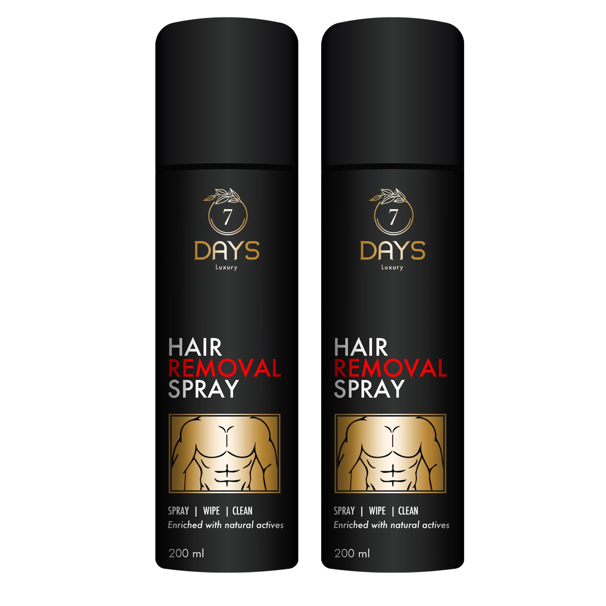 7 Days Hair Removal Spray | Painless Use Body Hair Removal spray For Chest, Back, Legs & Under Arms Good Fregnance (Hair Removal Spray - 200ml) Pack of 2 (B0CTQJMZL5) Amazon Price History, Amazon Price Tracker
