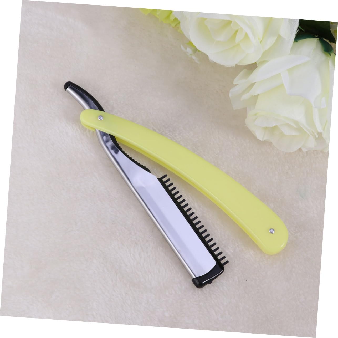 FOMIYES Stainless Steel Folding Barber Razor for Men Manual Beard Shaver Unparalleled Glide for Barbershops and Travel Suitable for Shaving Beard Sideburns and Fine Hair