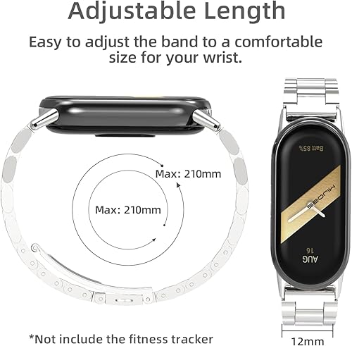 Miniatura 5 de MIJOBS Correa para Xiaomi Mi Band 1098 Correa de repuesto transpirable para Mi Fit Band 9 SmartWatch Correas Pulsera Pulsera para Mujeres Hombres