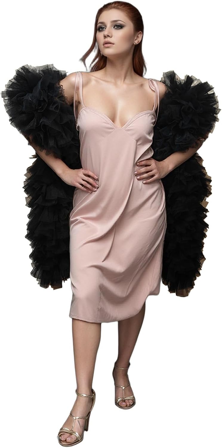 Tulle Boa,Boa Scarf for stage Party Wedding Halloween Costume Christmas Tree Decoration
